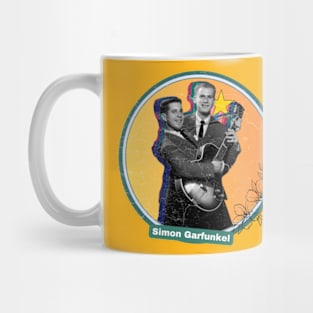 Simon & Garfunkel folk rock duo art 90s style retro vintage 80s Mug